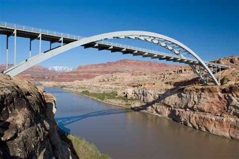 Hite Crossing Bridge Is An Arch Bridge That Carries Utah State Route 95