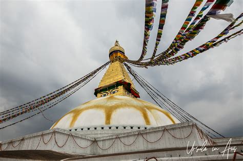Prayers In The Eyes Of The Buddha Boudhanath Temple Kathmandu