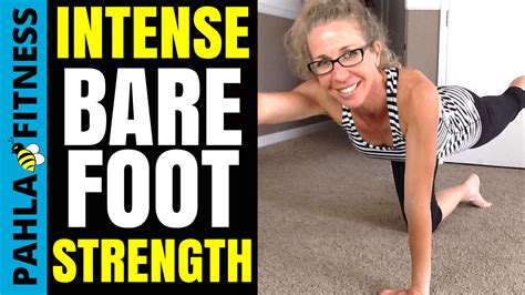 intense barefoot functional strength 40 minute full body workout to tone strengthen no