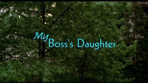 My Bosss Daughter 2003 Dvd Menus