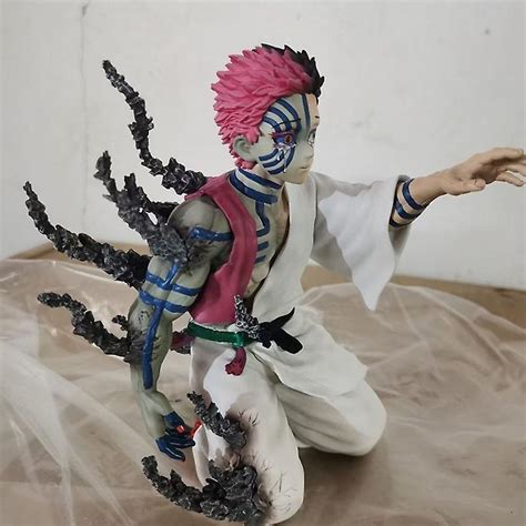 14cm Anime Demon Slayer Akaza Rengoku Kyoujurou Action Figurine Juuni Kitsuki Rengoku Kyoujurou