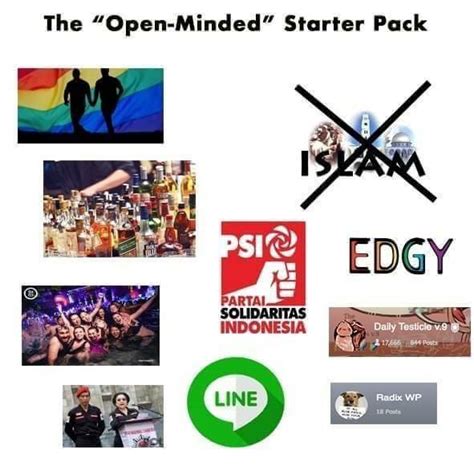 Orang Indonesia Open Minded Starterpack Scrolller