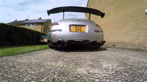 350z Isr Performance Single Exit Exhaust System Youtube