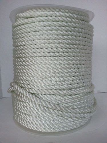 Military Mil R 17343d 38 Inch Twisted Nylon Rope 3 Strand 600 Ft