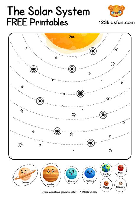 Solar System Worksheets For Pre Worksheets For Kindergarten