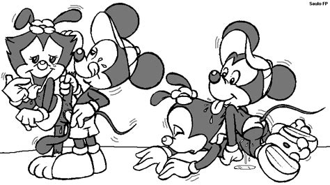 Rule 34 Animaniacs Clothing Disney Dot Warner Flower Mickey Mouse