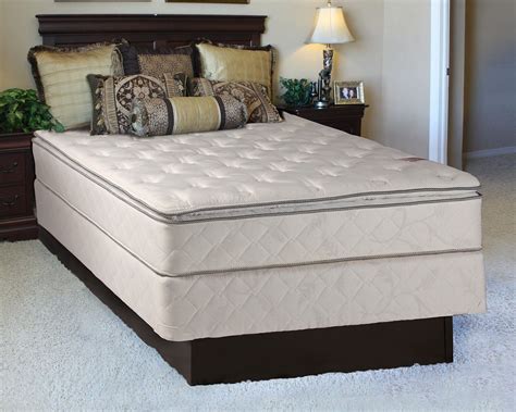 Sunset Plush Queen Size Inner Spring Pillowtop Mattress Set With