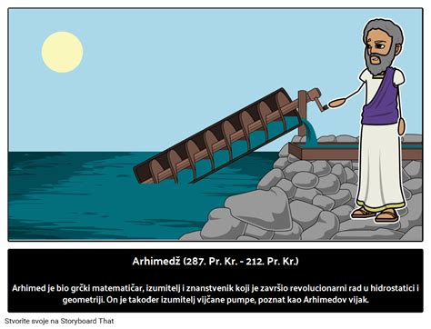 Arhimed Grčki Izumitelj Storyboard Por Hr Examples