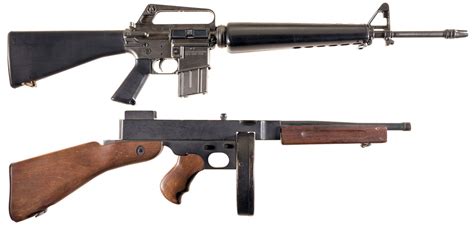 Two Non Firing Replica Arms A Modelgun Corp M16 Model Gun Rock