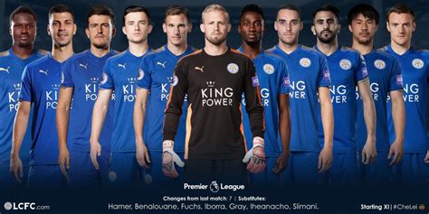 헬기에는 비차이 스리바나프라바 구단주 외에도. 레스터 시티 라인업. - 해외축구 - 에펨코리아