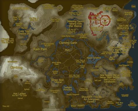 Botws Map According To Me Zelda Amino