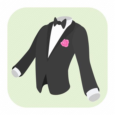 Cartoon Clothing Dress Formal Men Suit Wedding Icon Download On