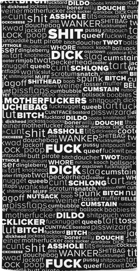 Title:history of swear words release date:tuesday, january 5th, 2021 tell your friends that you're watching history of swear words (2021). Rude Swear Words Beach Towel - Designed By Squeaky Chimp ...
