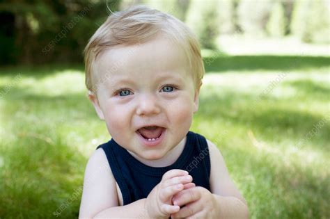 Portrait Of Toddler Boy Smiling Stock Image F0079843 Science