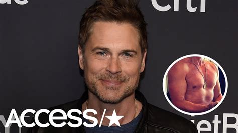 Rob Lowe Flashes Rock Hard Abs In Sexy Shirtless Snap Access Youtube