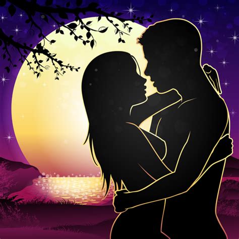 Lovers Silhouette With Moon And Tree Vector 05 Vector People Free