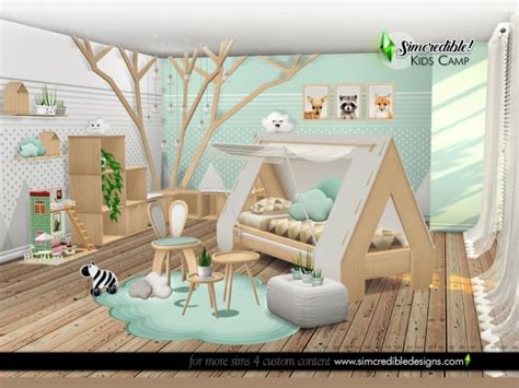Kids Camping Room By Simcredible At Tsr Sims 4 Updates