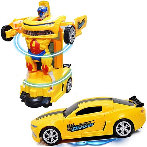 Buy Toyserytransforming Robot Car One Button Transformation Toy Car