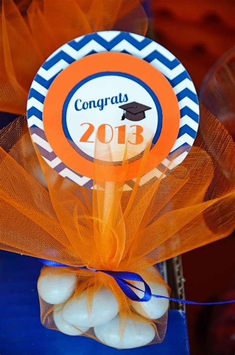 Orangeblue Graduationend Of School Party Ideas Photo 10 Of 40
