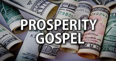 What Does The Prosperity Gospel Teach