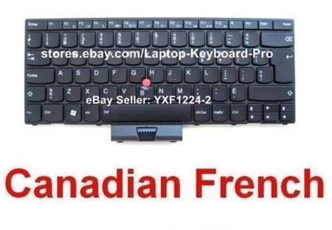 Keyboard For Lenovo Thinkpad X1 Hybrid Cf Canadian French 04w0982