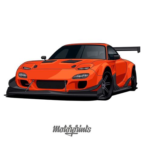 You might have loved to drive for hours in a exhilarating game a car of your choice to perform dynamic missions and chased in cities with incredible scenery, coloring these cars might remind you these epic moments and allow. Pin by DR1FTPR0 on Vector Illustration | Mazda rx7, Art ...