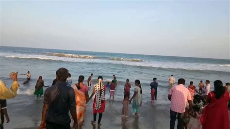 Silver Beach Cuddalore Tamil Nadu South Indiatourist Spot Youtube