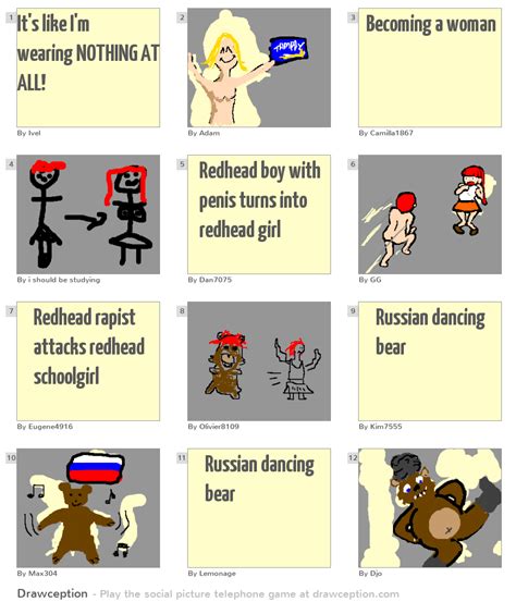 A bizarre new trend sees women wear nothing but duct tape on nights out. It's like I'm wearing NOTHING AT ALL! - Drawception