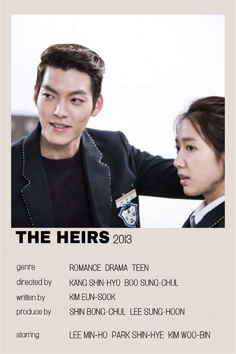 The Heirs Korean Drama Series Kdrama Film Posters Minimalist