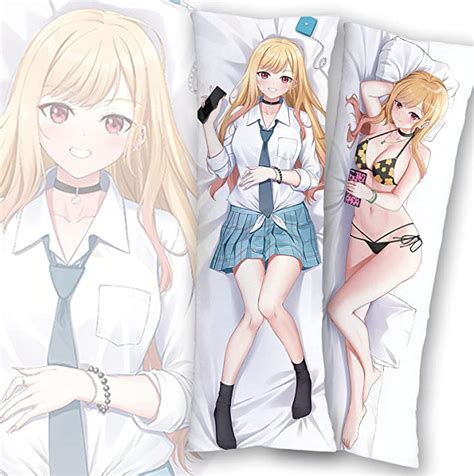 Yuedevil Kitagawa Marin Body Pillow Cover Case Hugging Soft Anime
