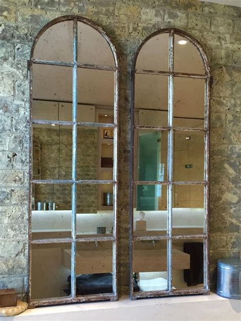 Arched Architectural Reclaimed Window Mirrors Arched Window Mirrors
