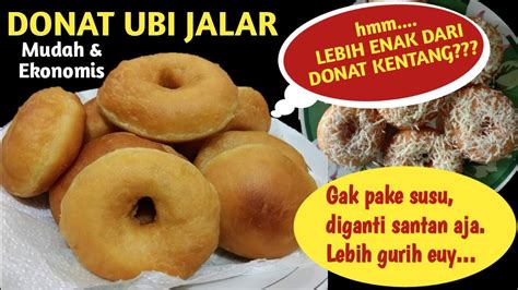 Selain menambahkan kentang, donat dengan tambahan ubi cukup digemari karena rasanya yang lezat dan teksturnya yang empuk. CARA MEMBUAT DONAT UBI JALAR EMPUK DAN GURIH ANTI GAGAL ...
