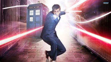 Wallpaper 1920x1080 Px David Tennant Doctor Who Tardis Tenth