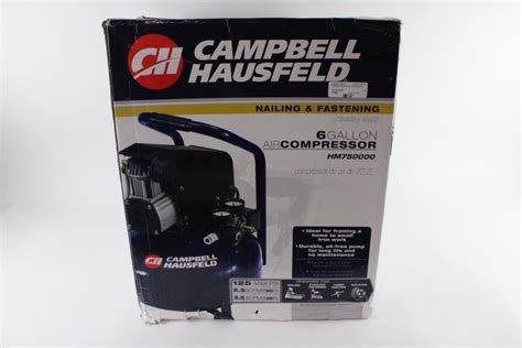 Campbell Hausfeld 6 Gallon Air Compressor Property Room