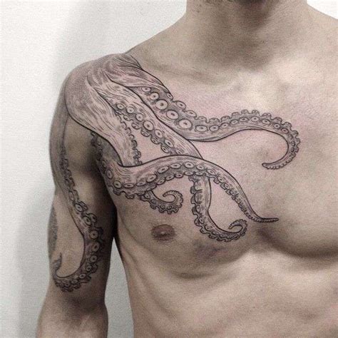 Octopus Tattoo Chest