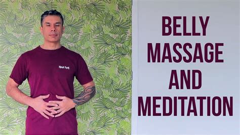 Belly Massage And Meditation 3 Years Without A Stomach Youtube