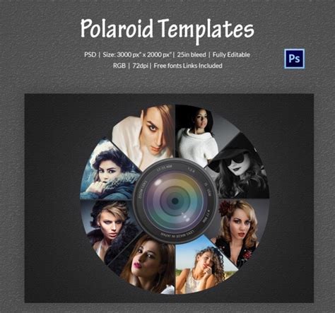 Polaroid frame on transparent background. Polaroid Template - 31+ Free PSD Format Download | Free ...
