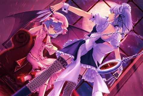 1440x900px Free Download Hd Wallpaper Anime Touhou Remilia Scarlet Sakuya Izayoi No