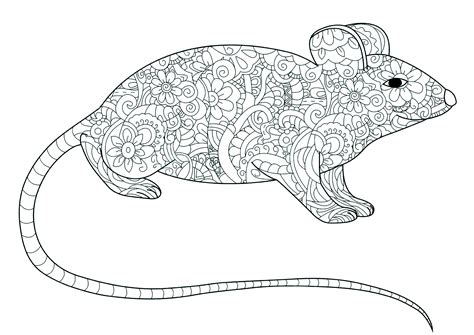 Mouse Coloring Pages For Kids Printable Coloring Pages