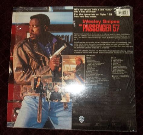 Passenger 57 Laserdisc Ld Wesley Snipes Still In Shrink Wrap Ebay