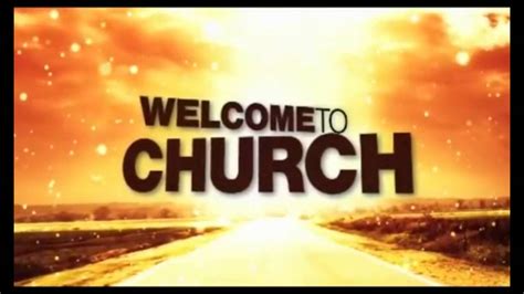 Welcome To Church Yellow Background Motion Video Loops Hd Youtube