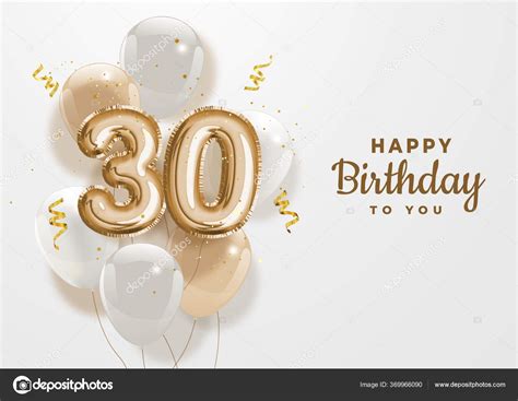 Hình Nền Sinh Nhật 30 Tuổi Happy 30th Birthday Background Vui Vẻ Và