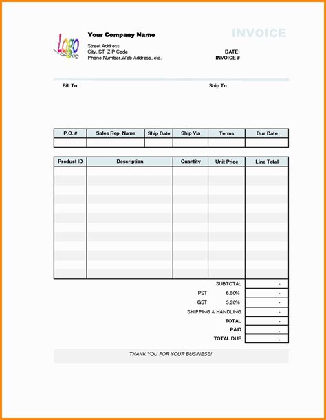 Tax Invoice Template Pages Cards Design Templates