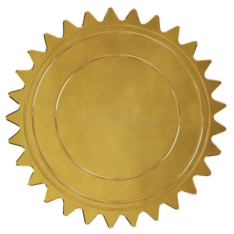 Insignia Elemento Del Sello Contorno Del Certificado Circular Medalla