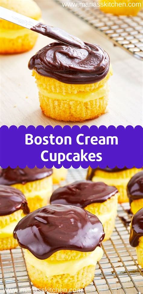 boston cream cupcakes recipe it is so easy to turn boston cream pie into other fun desserts