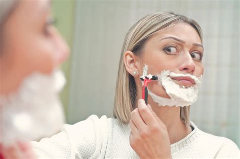 Facial Hair Shaving Woman Telegraph