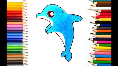 How To Draw A Step By Step Baby Dolphin
