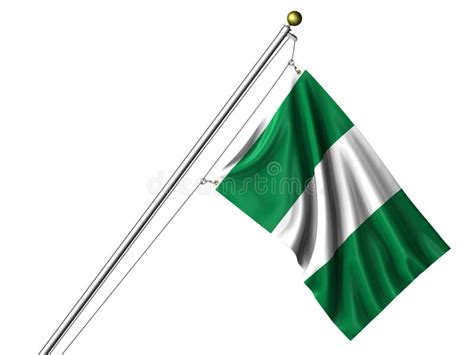 Isolated Nigerian Flag Stock Illustration Illustration Of Waving 7967112
