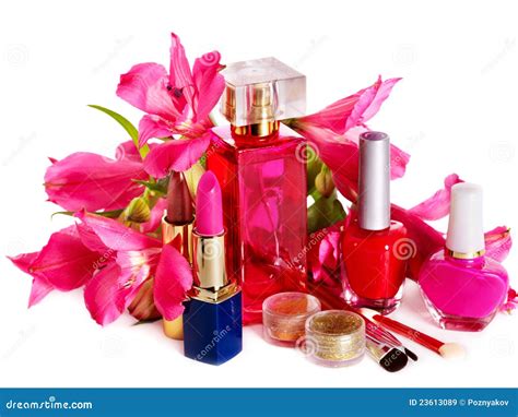 Decorative Cosmetics And Perfume Stock Image Image Of Makeup Beauty