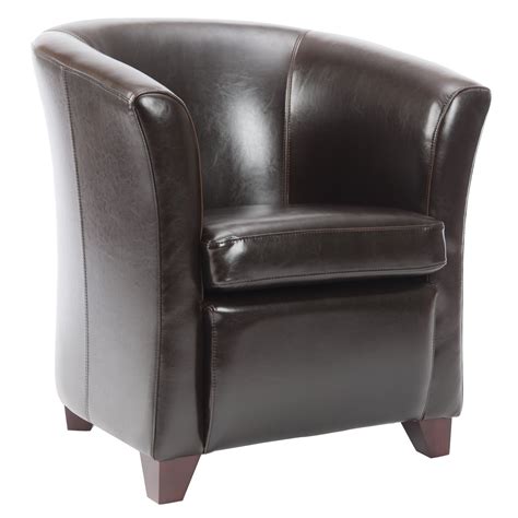 Foundstone analise barrel chair reviews wayfair. Wade Logan Apollo Leather Barrel Chair & Reviews | Wayfair